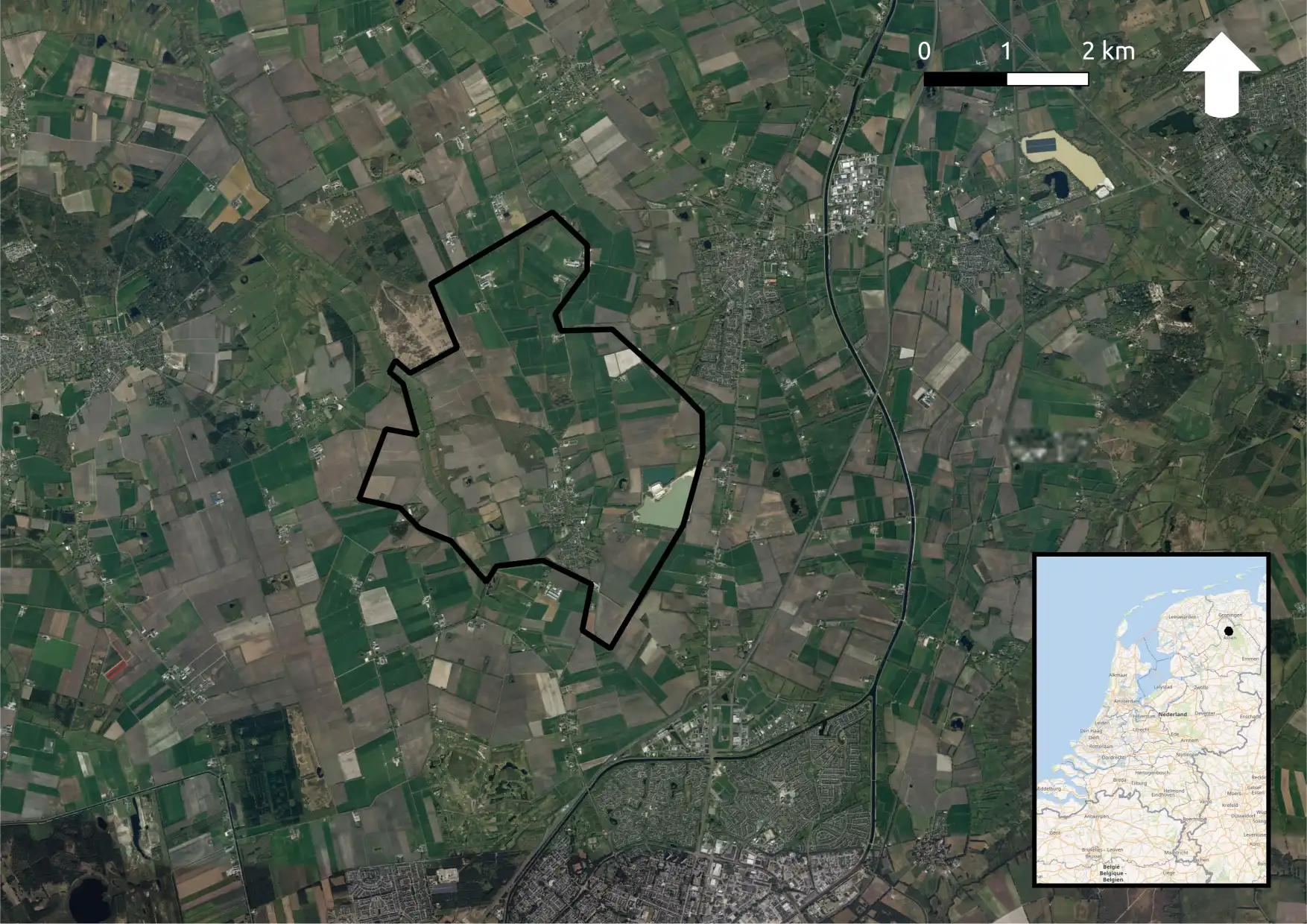 Dutch pilot site – Boermarke_Zeijen_map